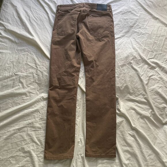 828 Kingston Modern Straight Colored Denim Size 31x32 Brown - Picture 2 of 6